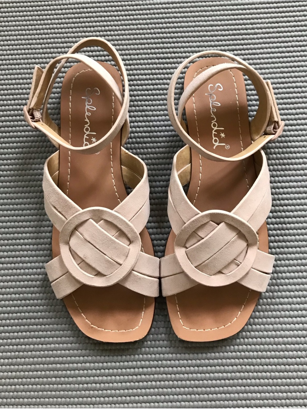 Splendid Ankle-Strap Suede Sandals